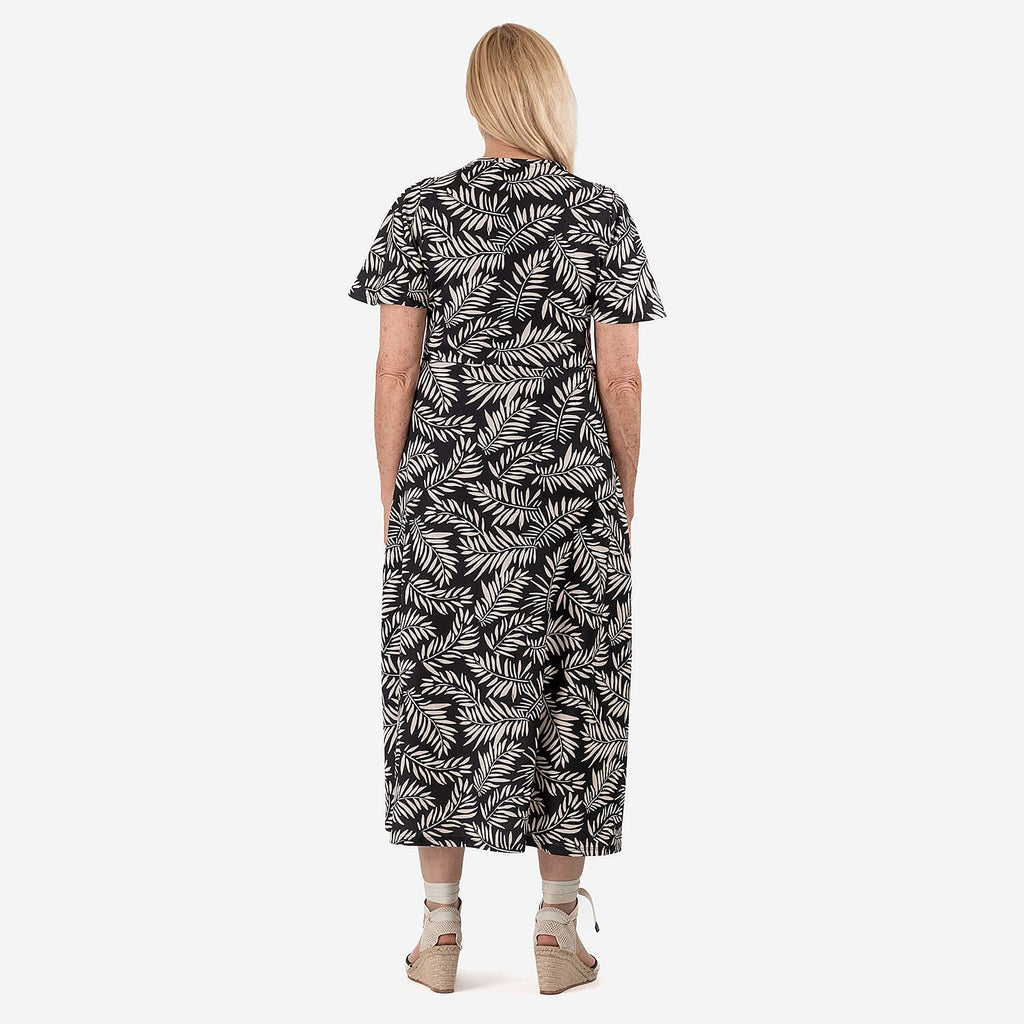 Bershka Zebra Print Long Dress (Size 18) - Black