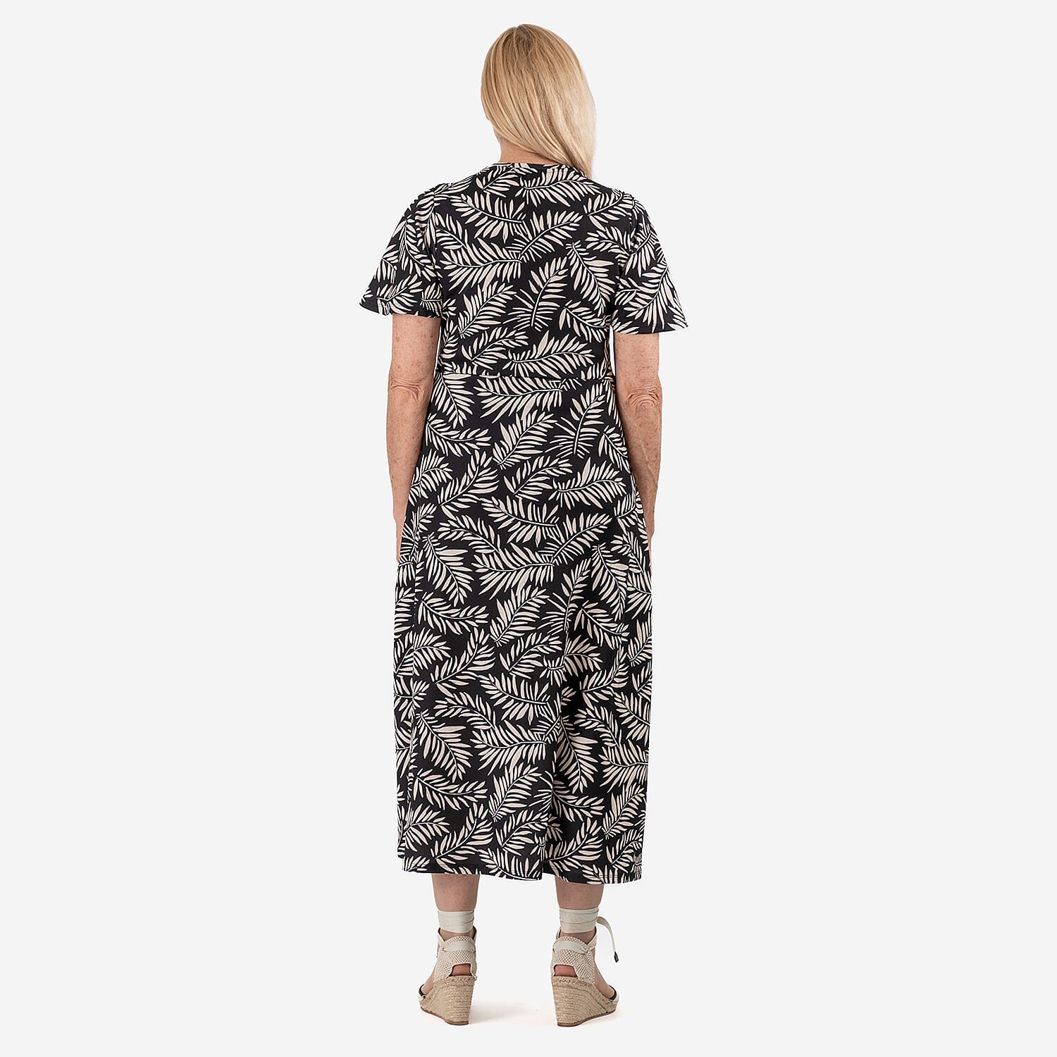 Bershka Zebra Print Long Dress (Size 22) - Black