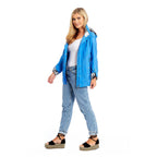 Betty Kay - Ladies Hooded Lightweight Woven Jacket (Size 12)- Electric Blue