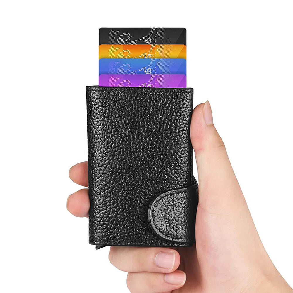 Closeout Deal - Bitmore 100% Leather RFID Protected Wallet - Black