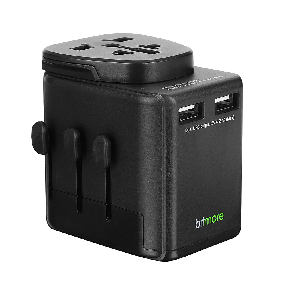 Bitmore World Wide Travel Adaptor - Black