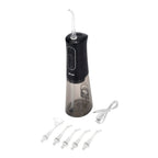 Bitvae Cordless Water Flosser with 5 Nozzles & Tongue Scraper - 3 Pressure Settings - Black