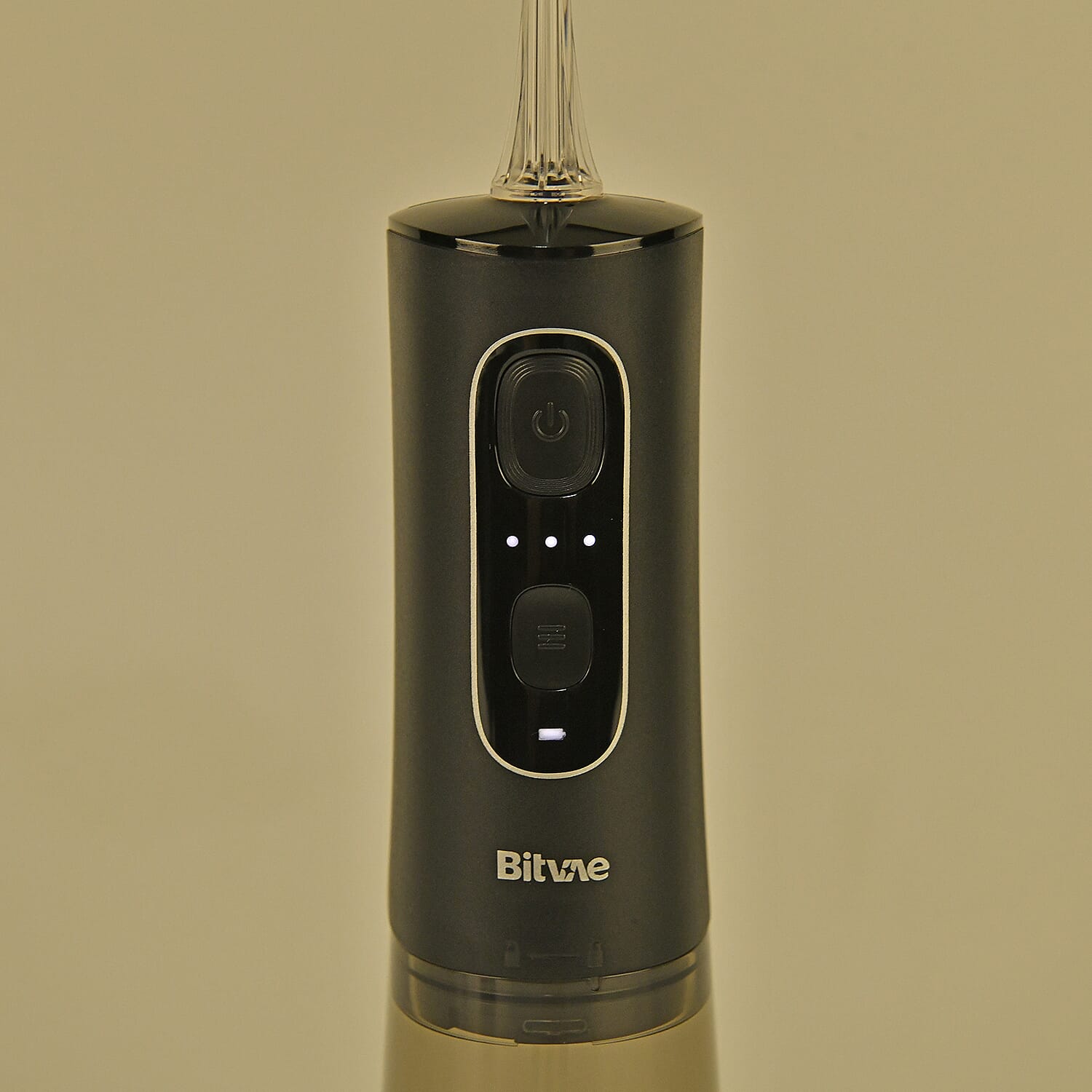 Bitvae Cordless Water Flosser with 5 Nozzles & Tongue Scraper - 3 Pressure Settings - Black