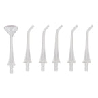 Bitvae Cordless Water Flosser with 5 Nozzles - Tongue Scraper - 3 Pressure Settings - White