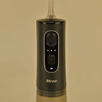 Bitvae Set of Sonic Toothbrush With 4 Replacement Heads, 5 Modes & Smart Timer With Water Flosser With 4 Replacent Heads - Black