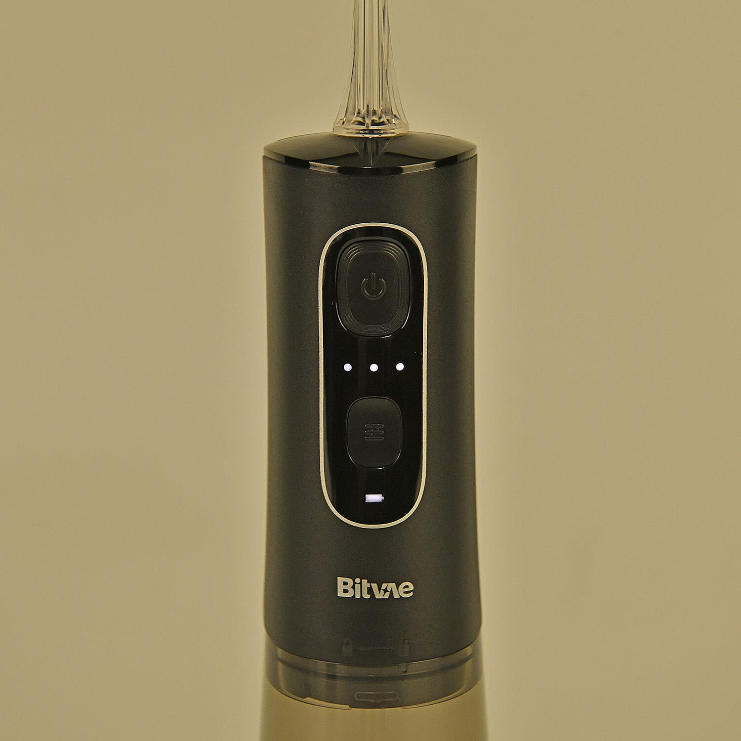 Bitvae Set of Sonic Toothbrush With 4 Replacement Heads, 5 Modes & Smart Timer With Water Flosser With 4 Replacent Heads - Black