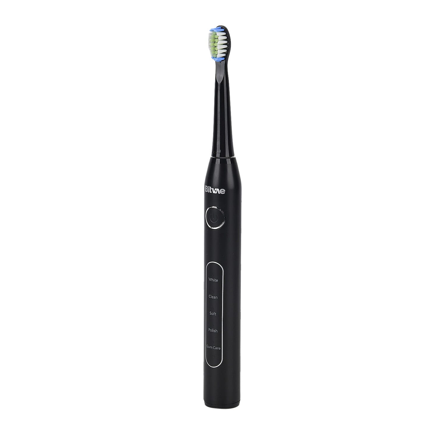 Bitvae Set of Sonic Toothbrush With 4 Replacement Heads, 5 Modes & Smart Timer With Water Flosser With 4 Replacent Heads - Black