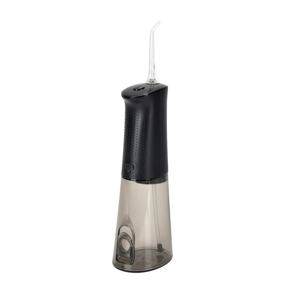 Bitvae Set of Sonic Toothbrush With 4 Replacement Heads, 5 Modes & Smart Timer With Water Flosser With 4 Replacent Heads - Black