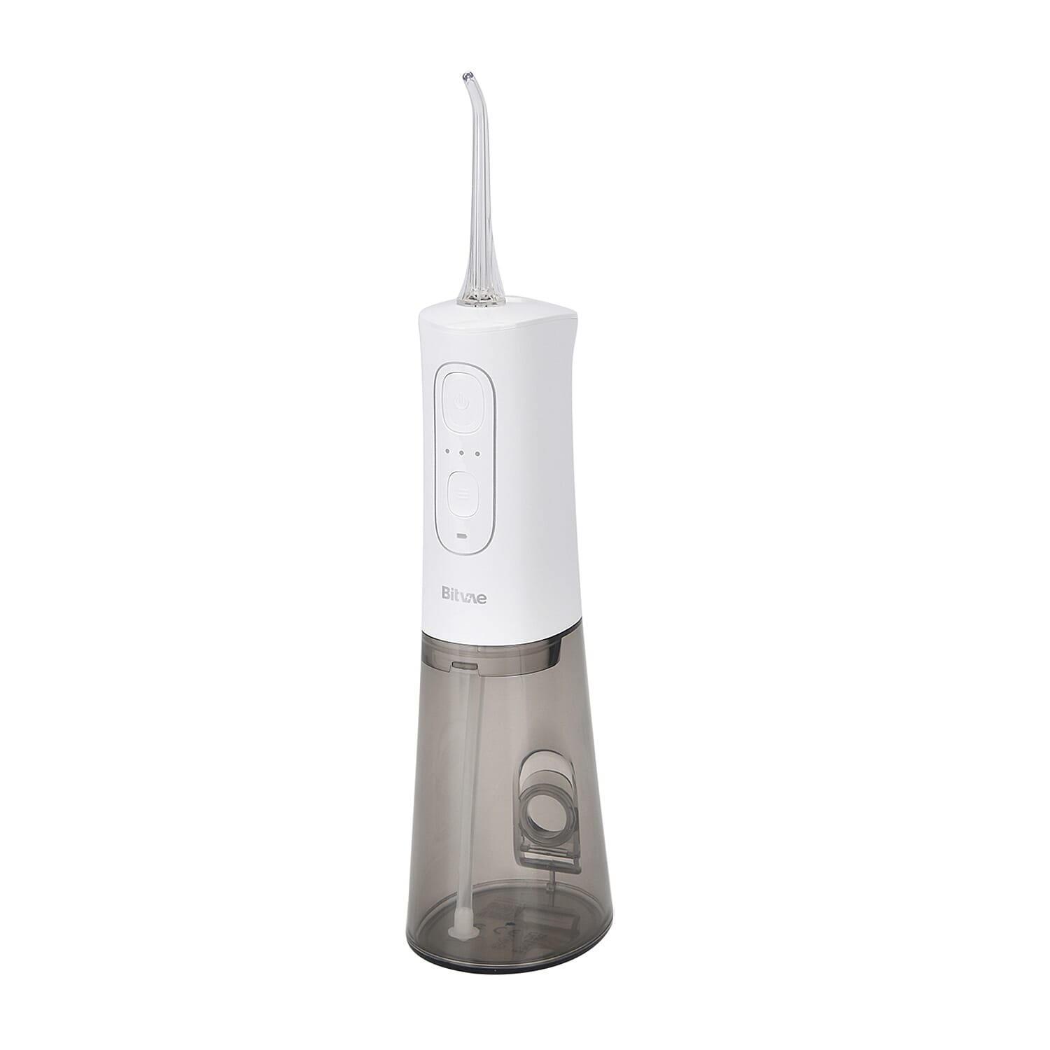 Bitvae Set of Sonic Toothbrush With 4 Replacement Heads, 5 Modes & Smart Timer With Water Flosser With 4 Replacent Heads - White