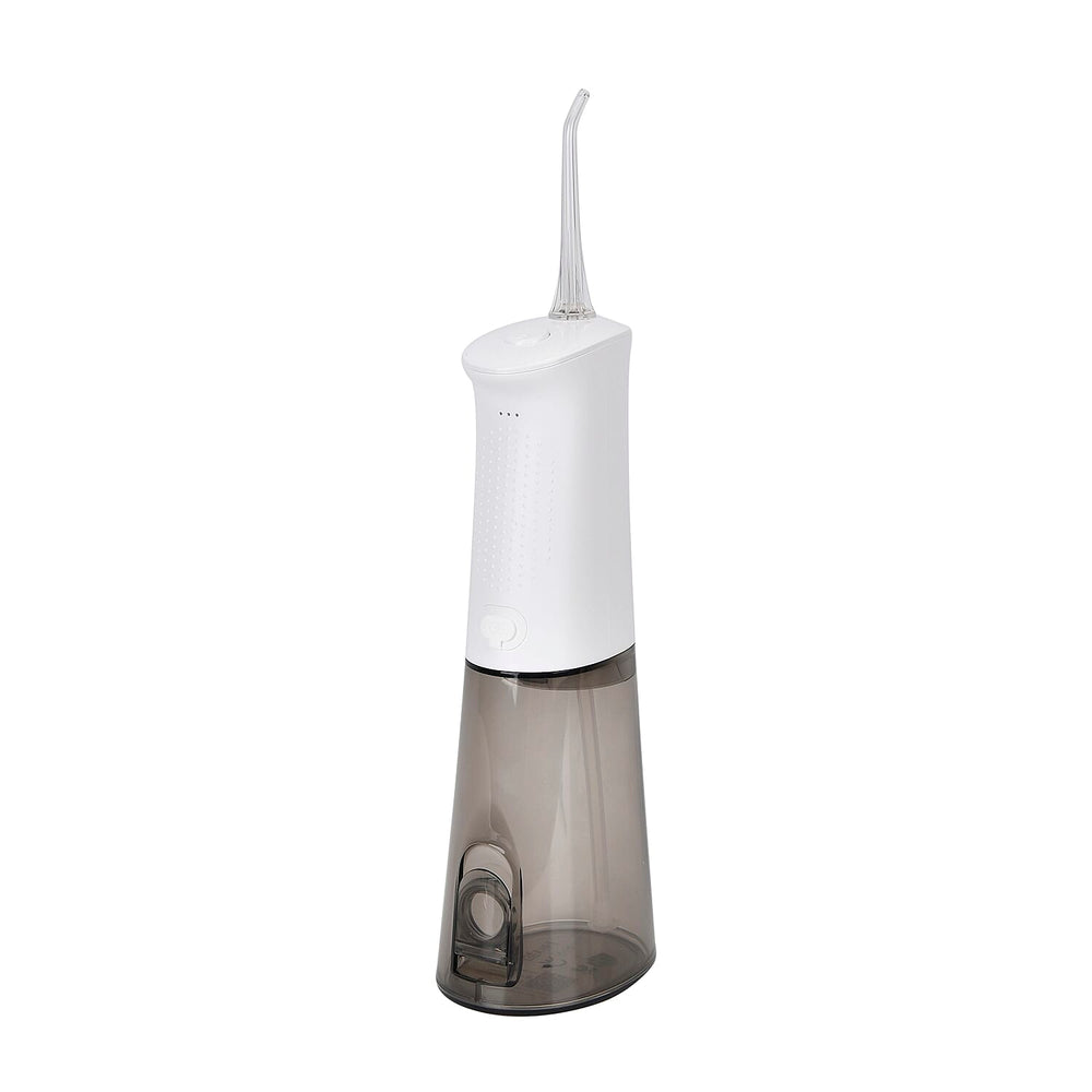 Bitvae Set of Sonic Toothbrush With 4 Replacement Heads, 5 Modes & Smart Timer With Water Flosser With 4 Replacent Heads - White