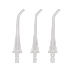 Bitvae Set of Sonic Toothbrush With 4 Replacement Heads, 5 Modes & Smart Timer With Water Flosser With 4 Replacent Heads - White