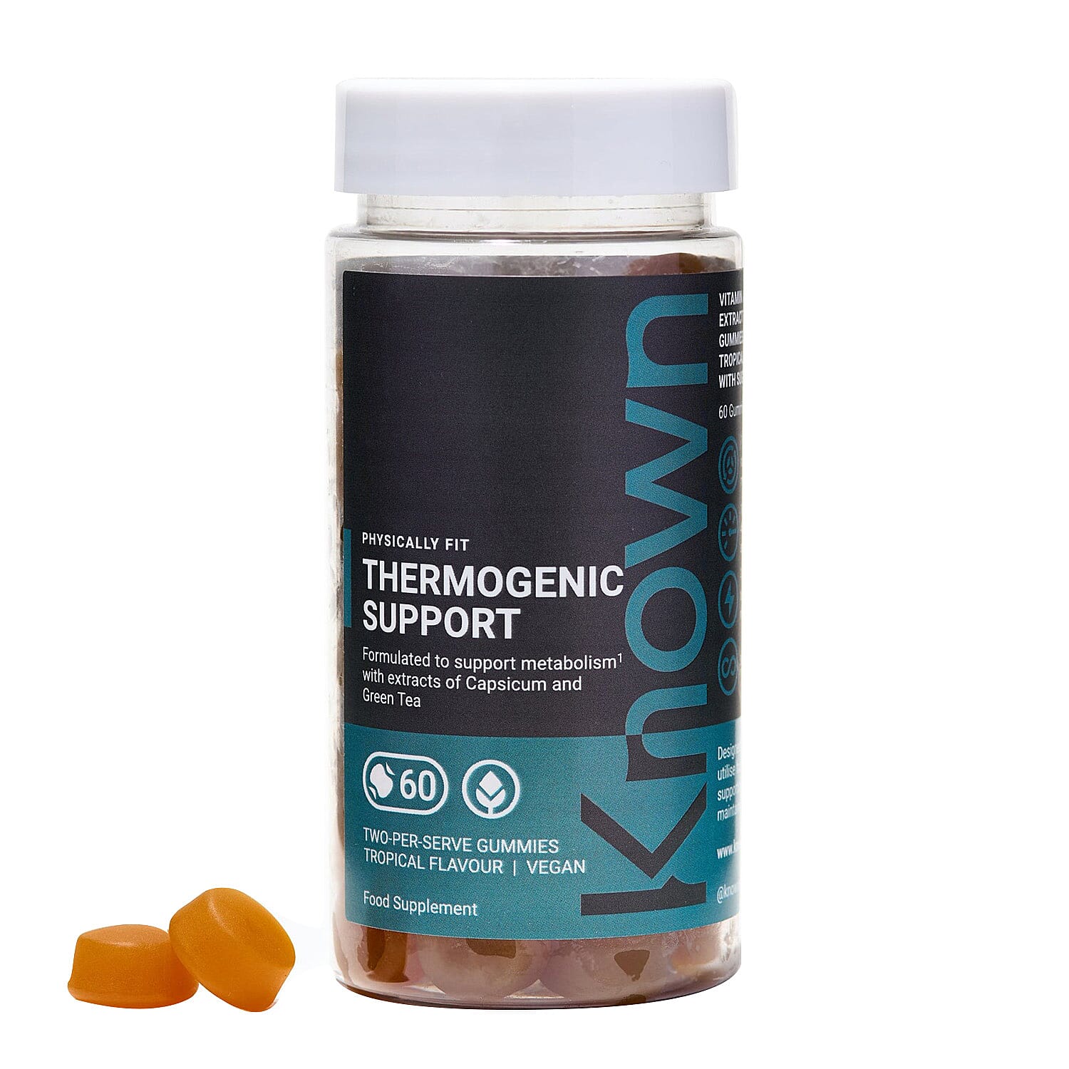 Known Trio Bundle (Incl. Apple Cider Vinegar , Green Cleanse - Thermogenic Support Gummies - 60 gummies Each)