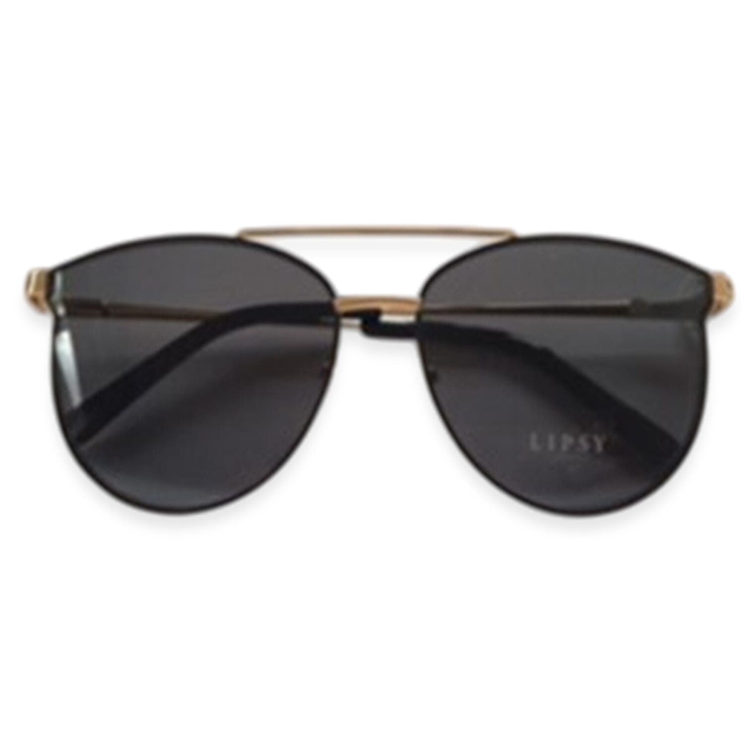 Designer Lipsy Rimless Shield Sunglasses - Black