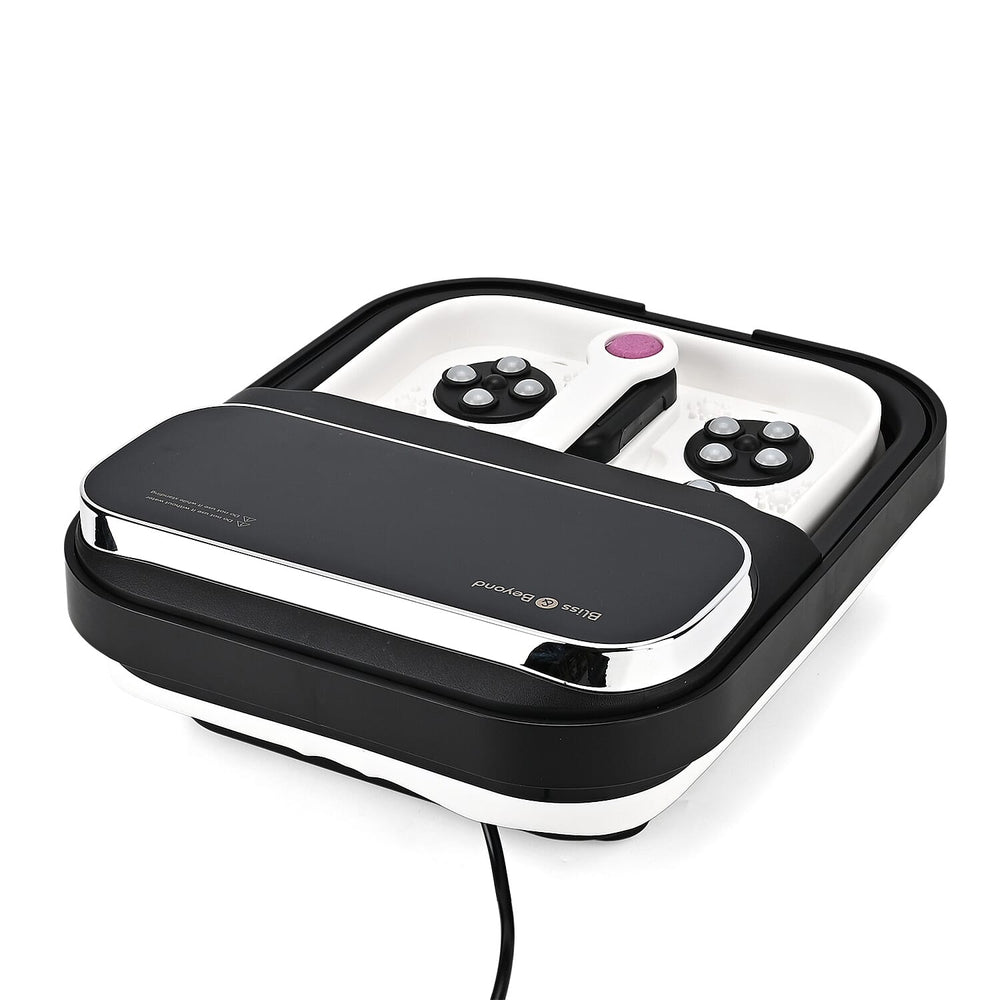 Bliss - Beyond BE-F2200 Ultra Foldable Electric Foot Spa - Digital Colour Screen Massager with Red Light Therapy