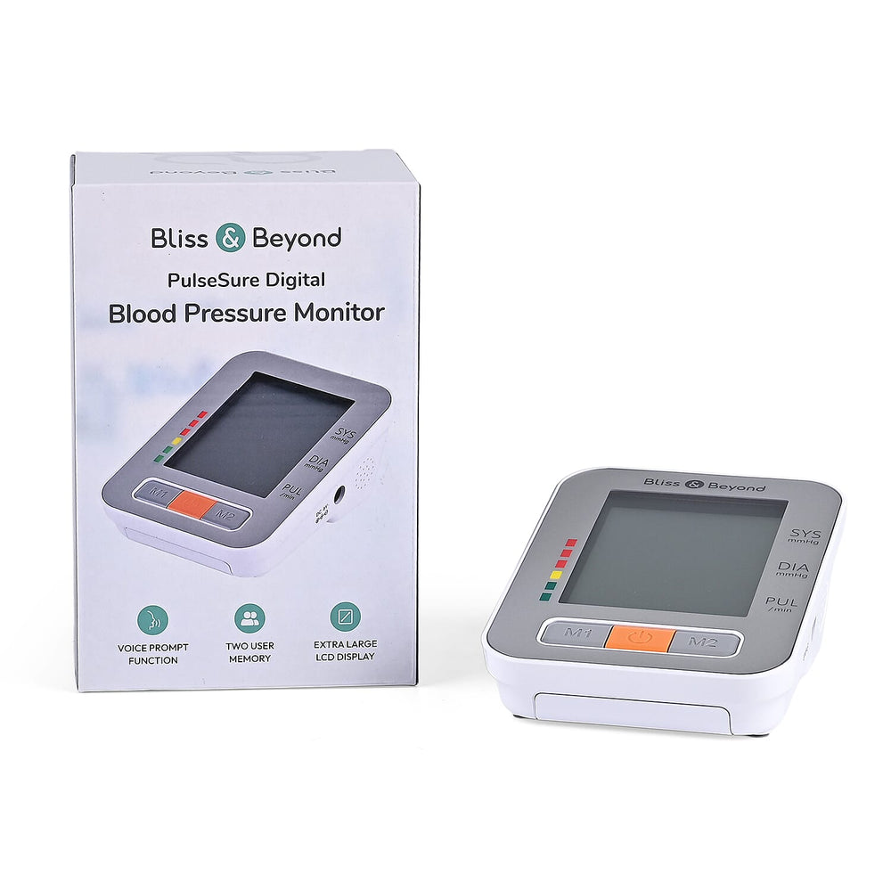 Bliss - Beyond Blood Pressure Monitor - Stores 90 Sets of Memory for Two Users Each