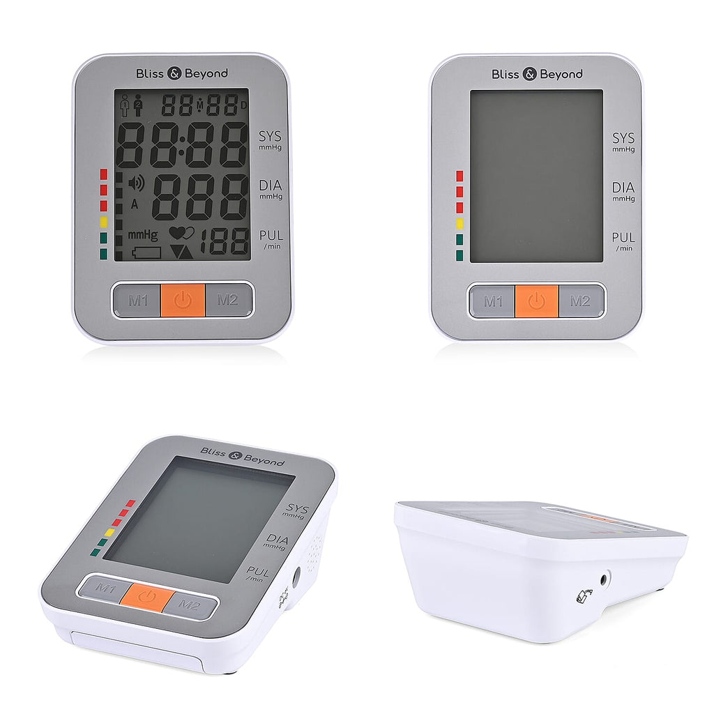 Bliss - Beyond Blood Pressure Monitor - Stores 90 Sets of Memory for Two Users Each