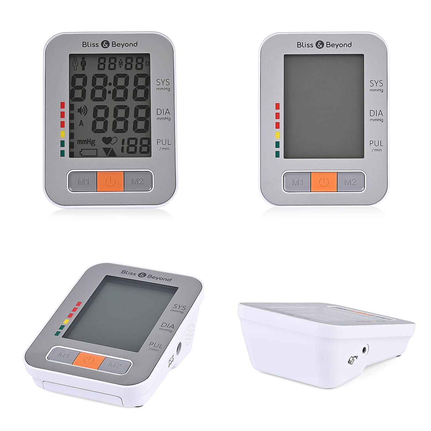 Bliss - Beyond Blood Pressure Monitor - Stores 90 Sets of Memory for Two Users Each