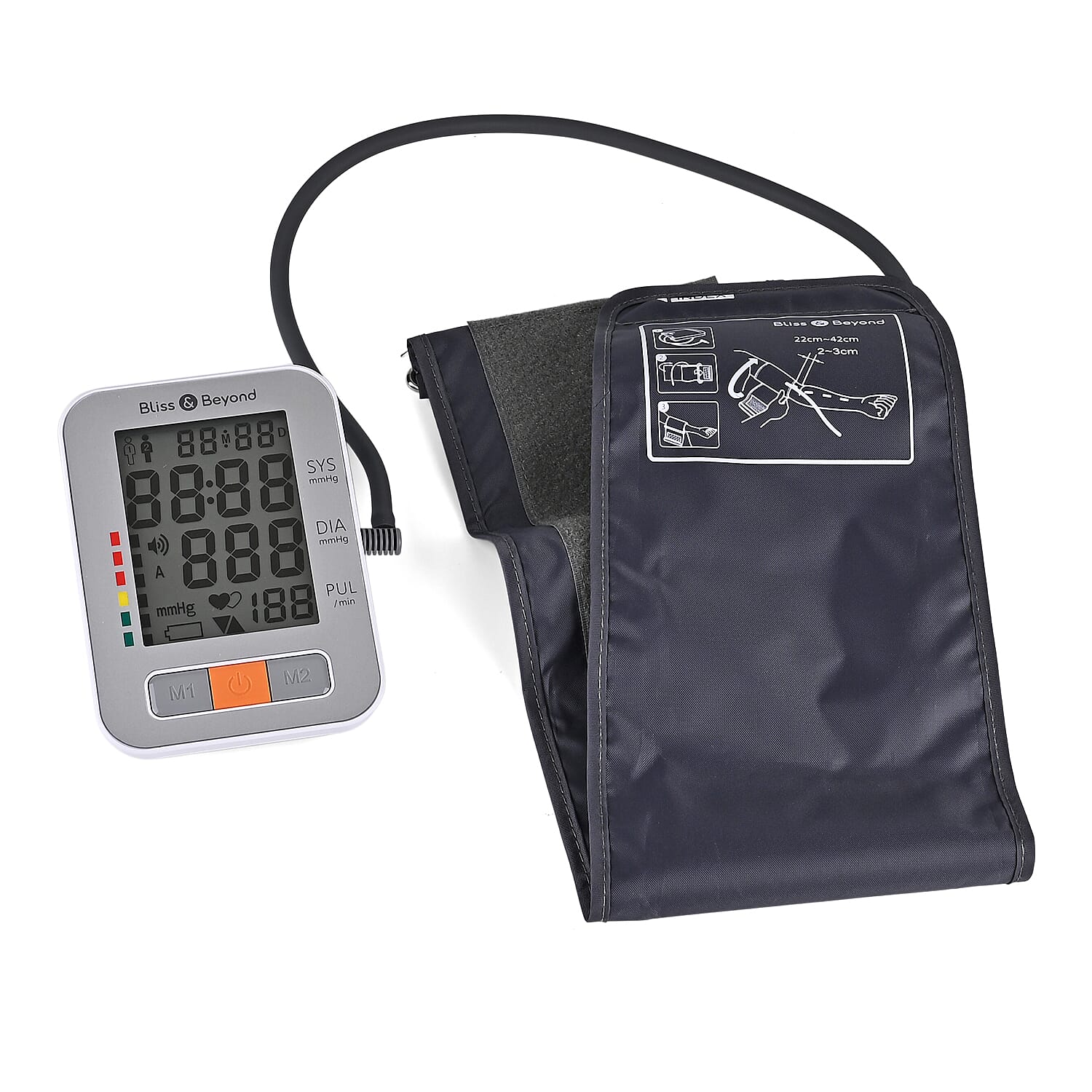 Bliss - Beyond Blood Pressure Monitor - Stores 90 Sets of Memory for Two Users Each