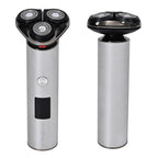 Bliss & Beyond Mens Metal Electric Shaver - IPX6 Waterproof, LED Display & Fast Charge - Black