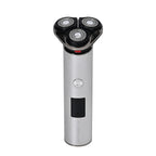 Bliss & Beyond Mens Metal Electric Shaver - IPX6 Waterproof, LED Display & Fast Charge - Black