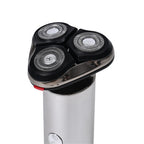 Bliss & Beyond Mens Metal Electric Shaver - IPX6 Waterproof, LED Display & Fast Charge - Black