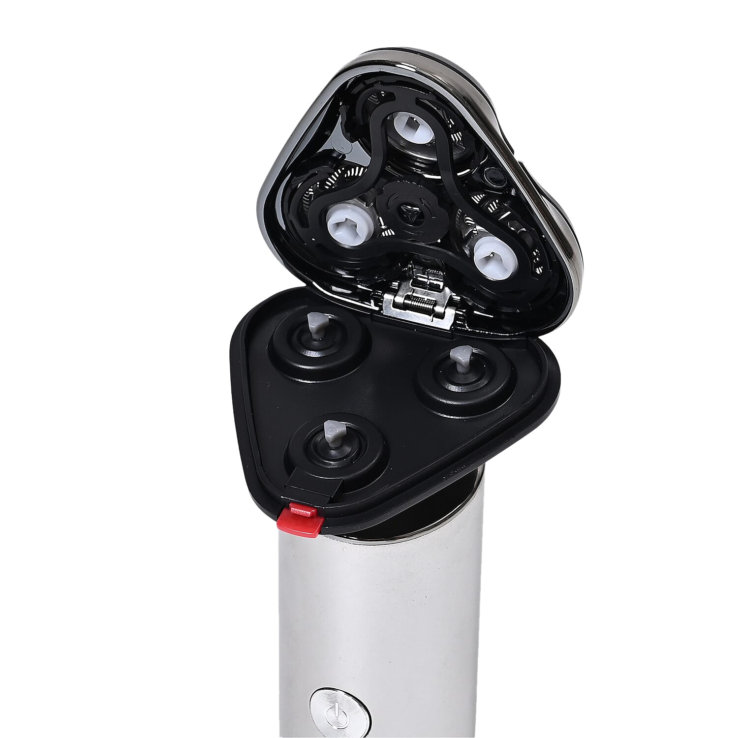 Bliss & Beyond Mens Metal Electric Shaver - IPX6 Waterproof, LED Display & Fast Charge - Black