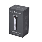 Bliss & Beyond Mens Metal Electric Shaver - IPX6 Waterproof, LED Display & Fast Charge - Black