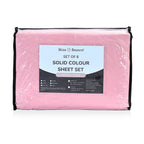 Hush Heven 6-Piece Bedding Set- Includes 2 Fitted Sheets - 4 Pillowcases (King) - Blush Pink