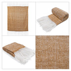 Bliss - Beyond Supersoft Mohair Wool Cozy Blanket with Timeless Appeal (Size 170x130 cm) - Mustard