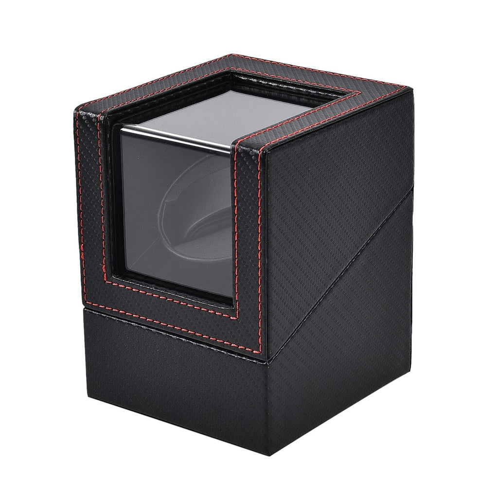 Automatic Rotating Watch Winder Box (Size 12x13x16 cm) - Black