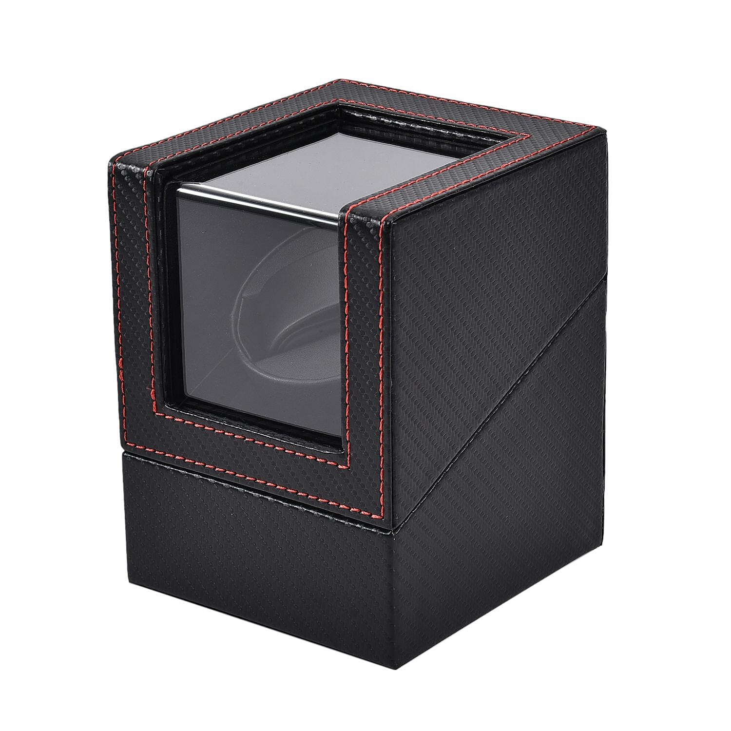 Automatic Rotating Watch Winder Box (Size 12x13x16 cm) - Black
