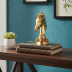 THE YEAR OF THE HORSE 2026 - Bliss - Beyond Gold Foil Horse Head (20 x 29 x 9 cm) - Gold