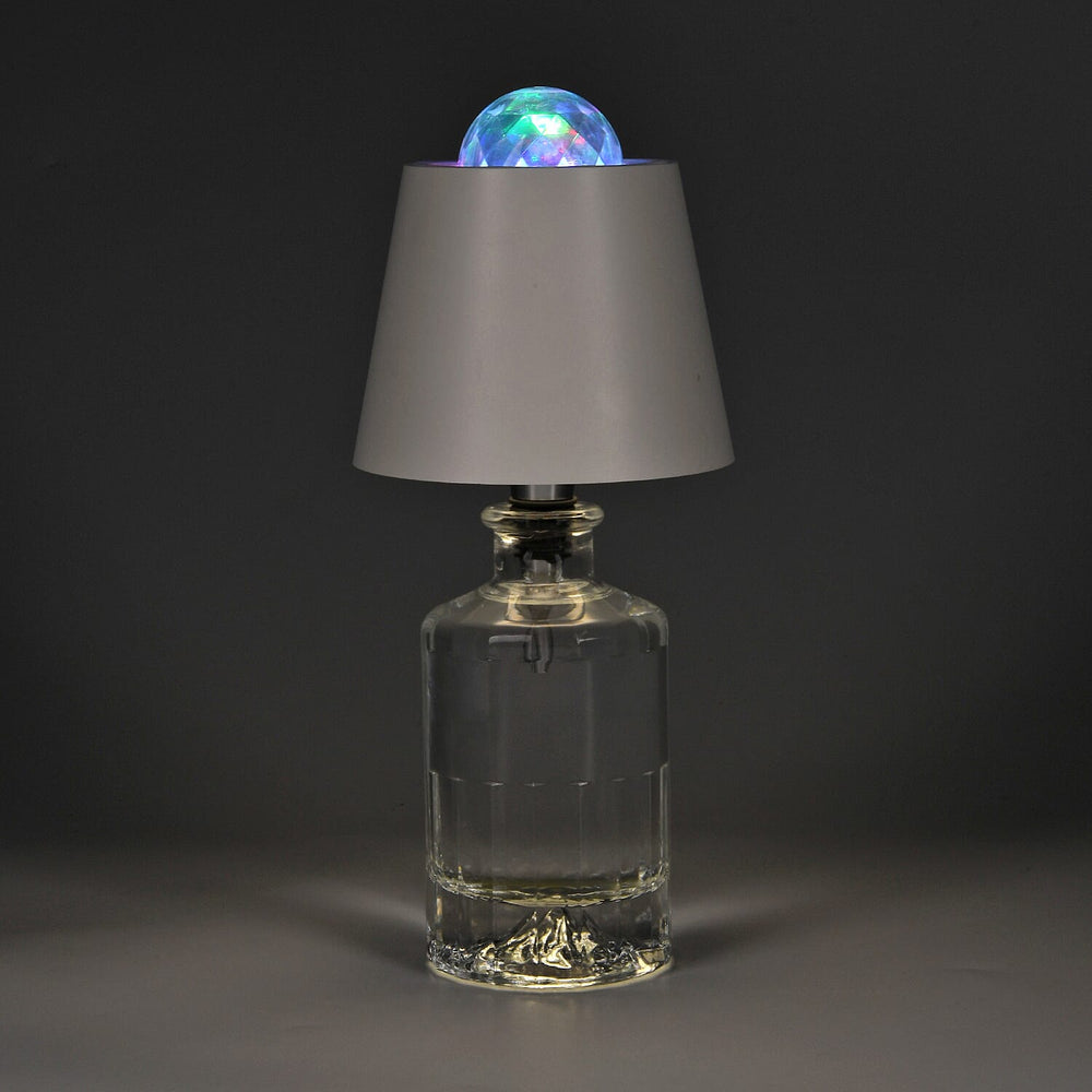 Bliss - Beyond Rechargeable Wine Bottle Lamp with 7-Color Projector - White