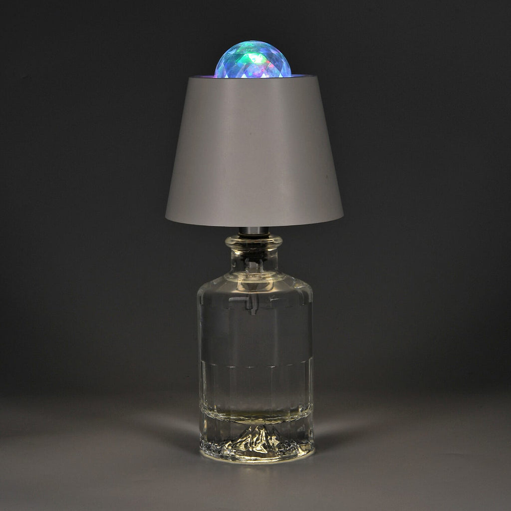 Bliss - Beyond Rechargeable Wine Bottle Lamp with 7-Color Projector - White