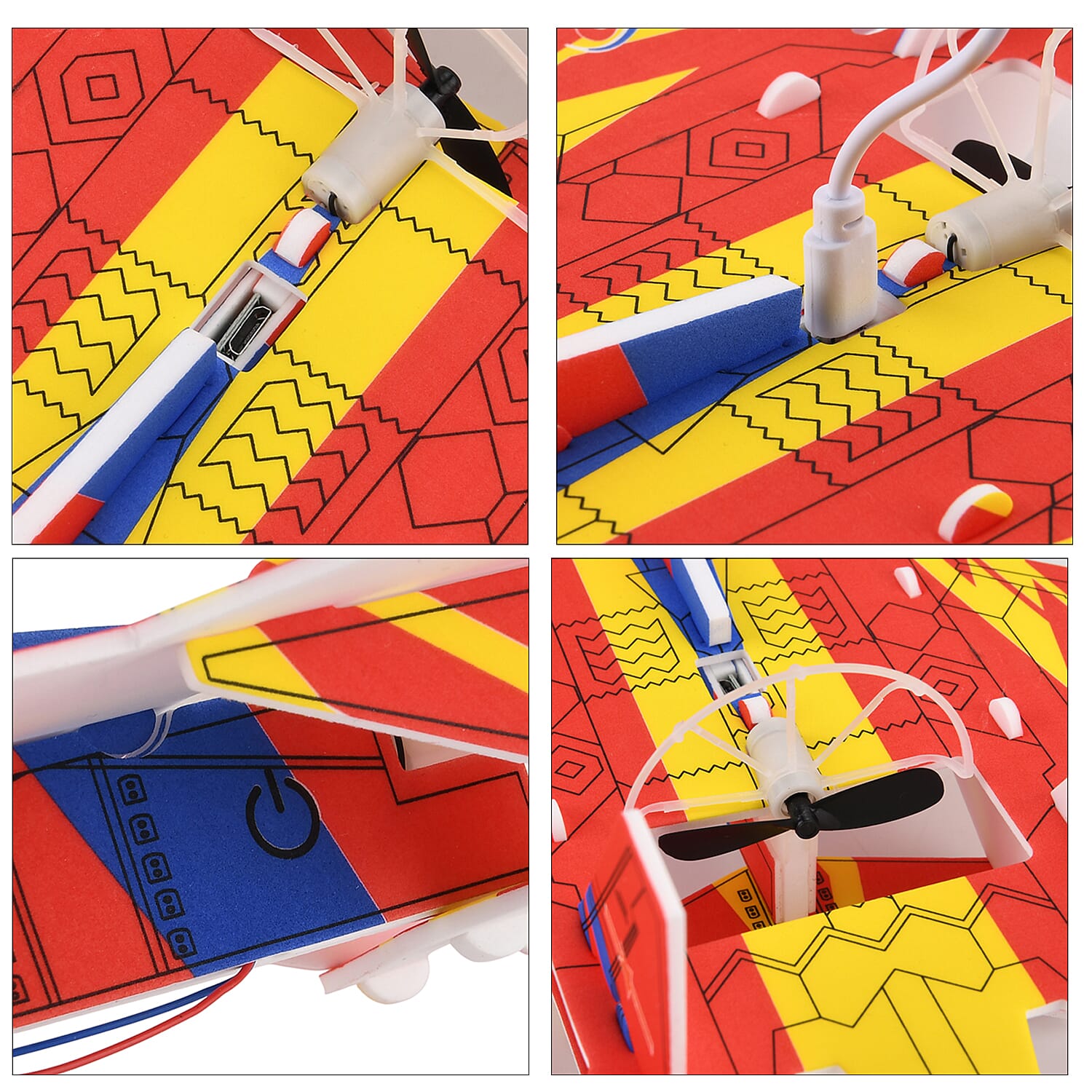 Bliss - Beyond EVA Foam Aircraft (37 cm) - Red - Blue