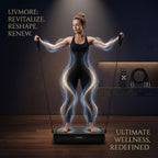 Bliss - Beyond Vibration Plate Exercise Machine with LED Touch Screen - Remote Control - 99 Speed Levels- Supports upto 28.50 Stones - 182 KGs
