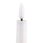 LOWEST EVER PRICE - 5L Warm White LED Candle Light with Iron Stand Candlestick (32 CM) - Black - White