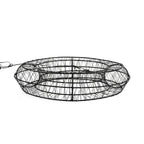 720L Warm White LED 3D Circle Christmas Light Decoration (38cm) - Indoor Hanging Ornament with Black Iron Frame