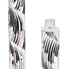 THE BESTSELLER - Bliss and Beyond 33 Warm White LED Christmas Pyramid Tube Lamp(32.3 cm) - Silver