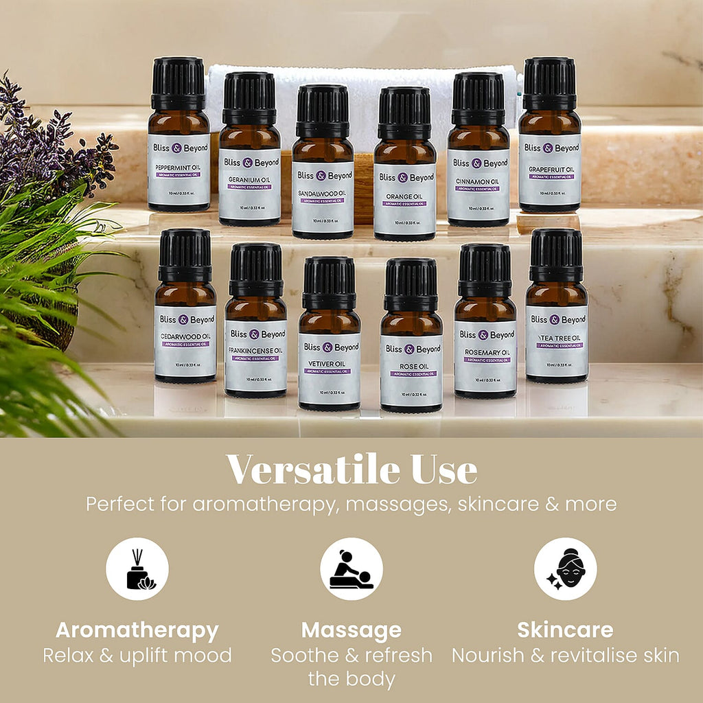 Bliss - Beyond - Set of 12 Aromatic Essential Oils - 10 Ml Each