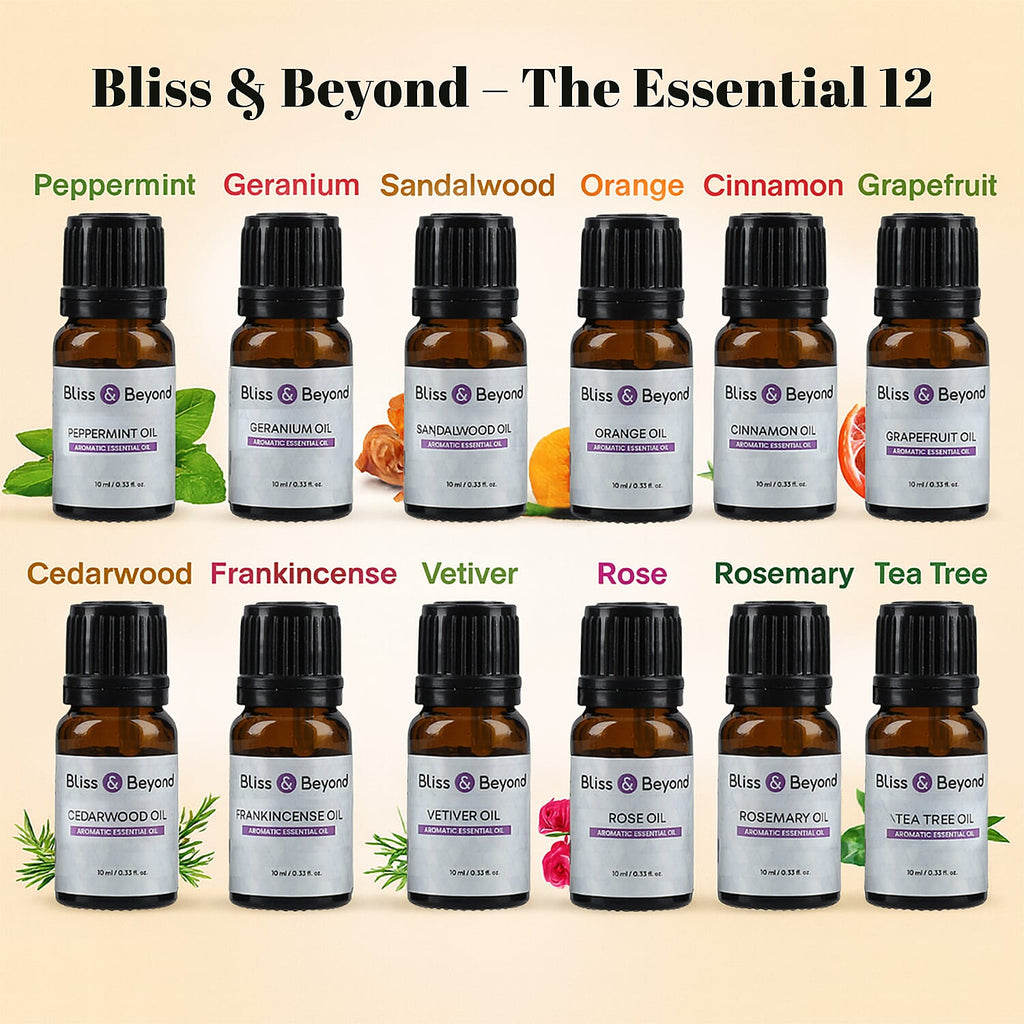 Bliss - Beyond - Set of 12 Aromatic Essential Oils - 10 Ml Each