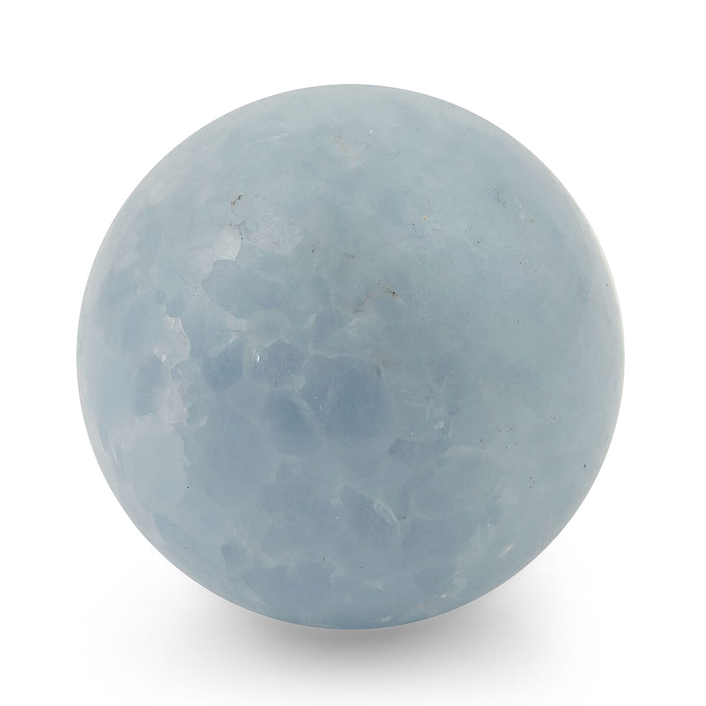 Blue Calcite Sphere-Medium
