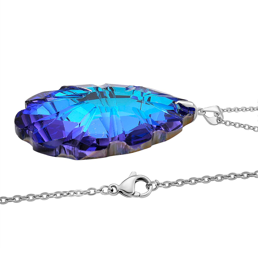 RC01-20 Pendant with Chain (Size 24) Pure White Stainless Steel