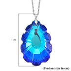 RC01-20 Pendant with Chain (Size 24) Pure White Stainless Steel