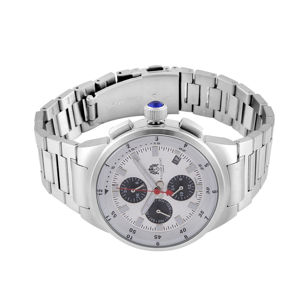 Limited Birthday Commission- William Hunt White Dial 5 ATM Water Resistant Watch With Presentation Box