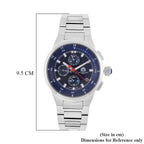 William Hunt Blue Dial 5 ATM Water Resistant Watch With Presentation Box