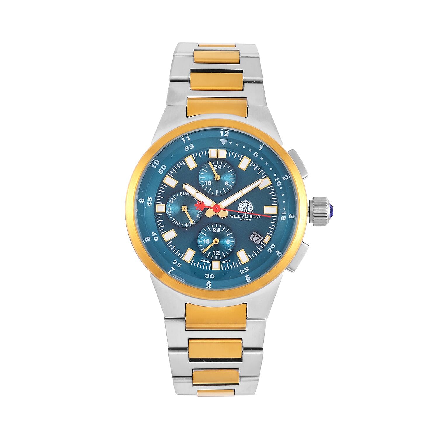 Limited Birthday Commission- William Hunt Teal Dial 5 ATM Water Resistant Watch With Presentation Box