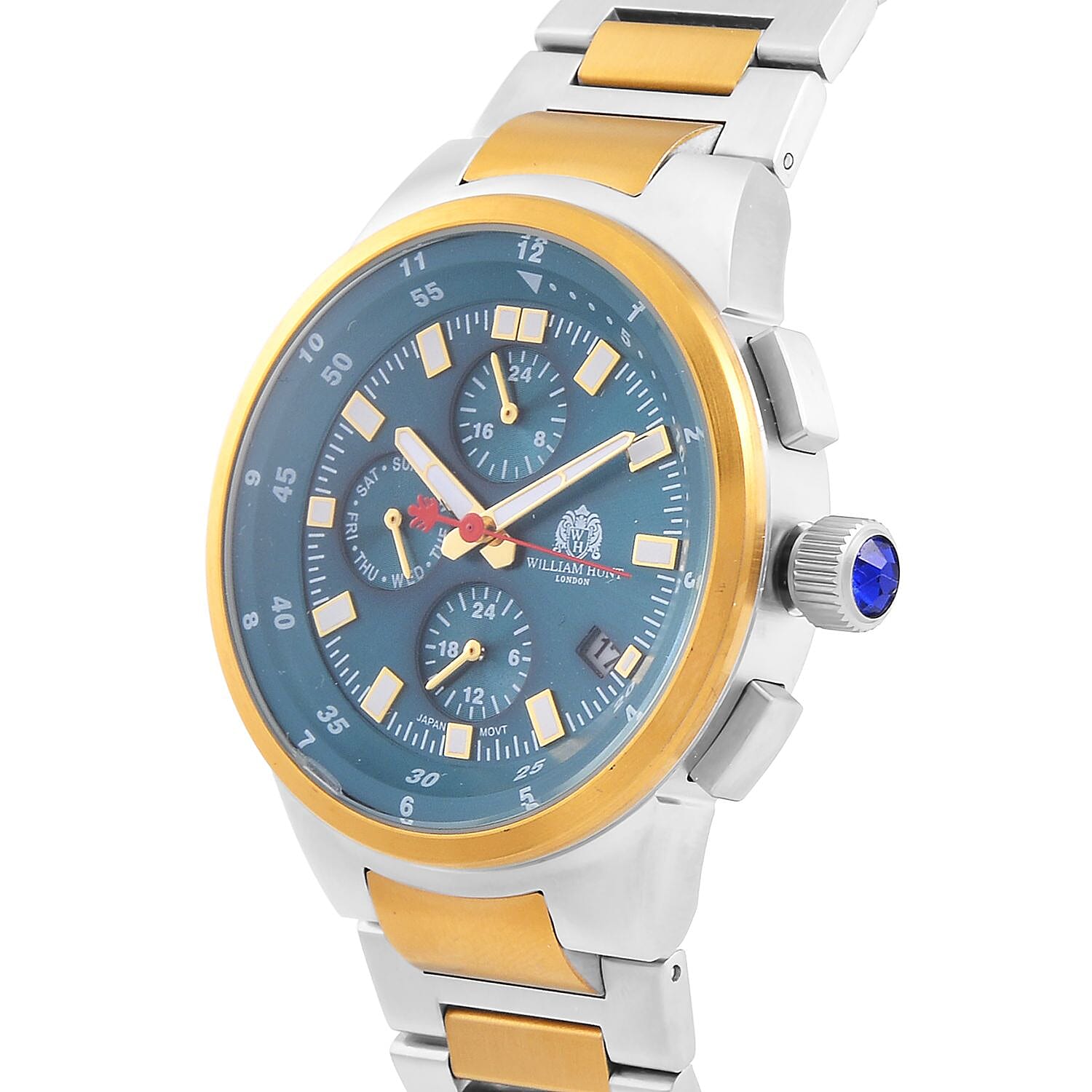Limited Birthday Commission- William Hunt Teal Dial 5 ATM Water Resistant Watch With Presentation Box