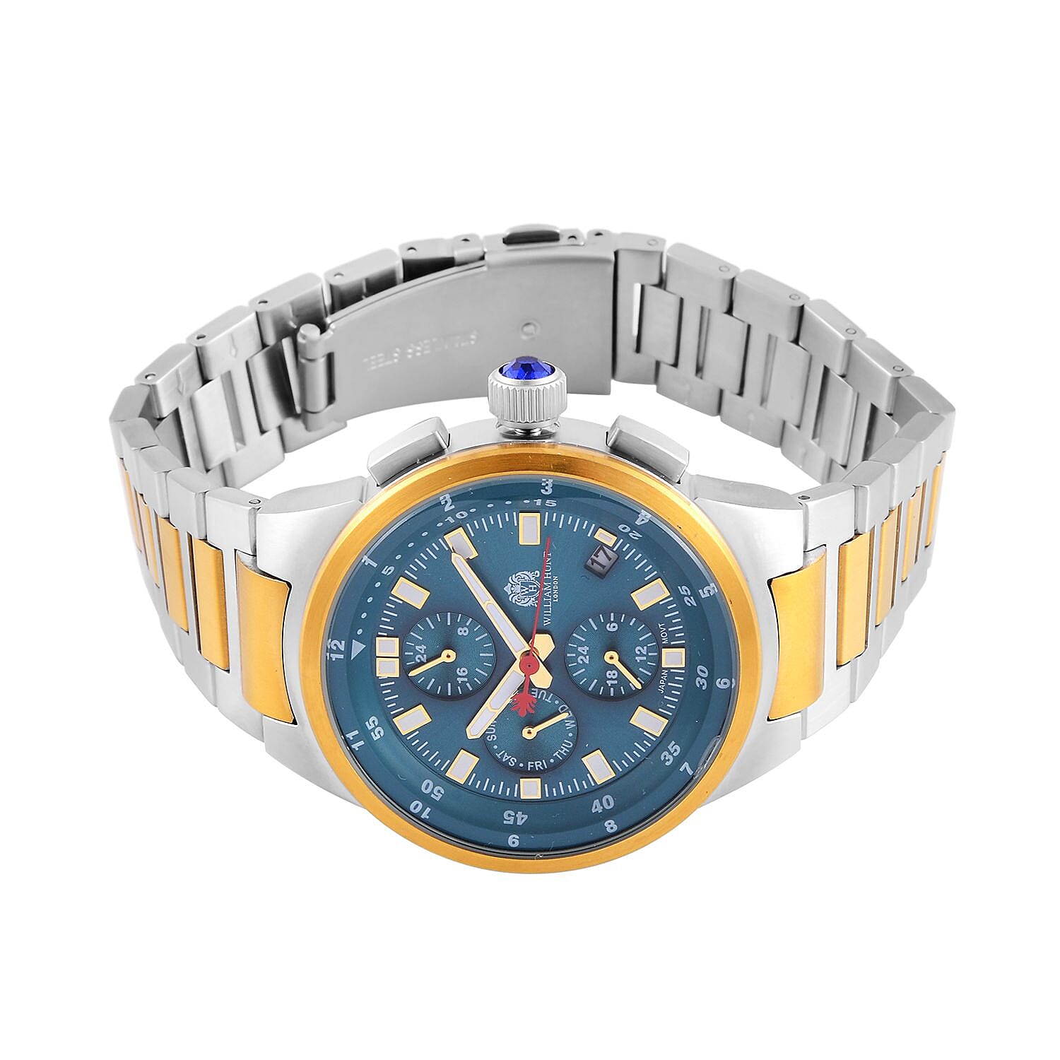 Limited Birthday Commission- William Hunt Teal Dial 5 ATM Water Resistant Watch With Presentation Box