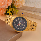 William Hunt Grey Dial 5 ATM Water Resistant Watch With Presentation Box